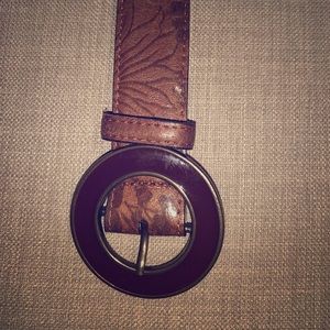 Brown Leather Belt